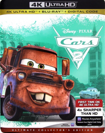 Cars 2 (Auta 2) (Disney) [Blu-Ray 4K]+[Blu-Ray]