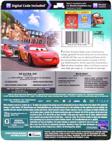 Cars 2 (Auta 2) (Disney) [Blu-Ray 4K]+[Blu-Ray]