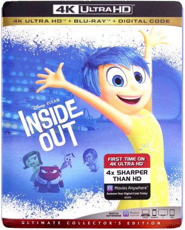 Inside Out (W głowie się nie mieści) (Disney) [Blu-Ray 4K]+[Blu-Ray]