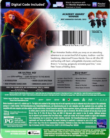 Brave (Merida Waleczna) (Disney) [Blu-Ray 4K]+[Blu-Ray]