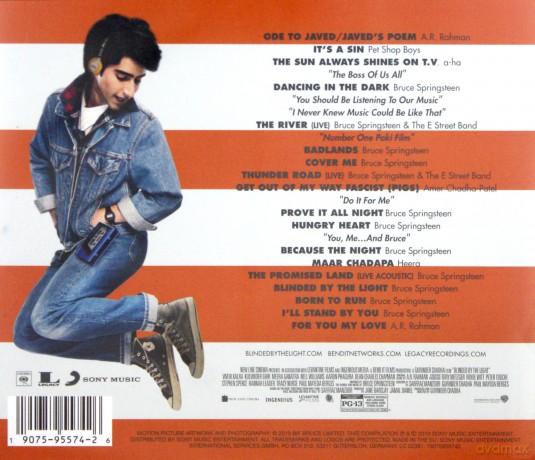Blinded By The Light soundtrack [CD]