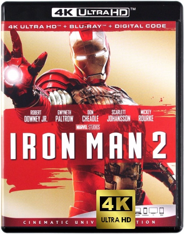 Iron Man 2 [Blu-Ray 4K]+[Blu-Ray]