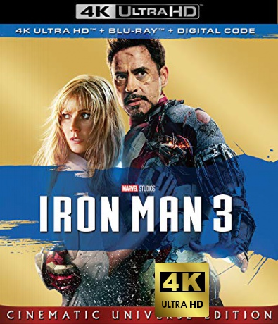 Iron Man 3 [Blu-Ray 4K]+[Blu-Ray]