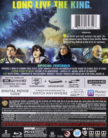 Godzilla: King of the Monsters (Godzilla II: Król potworów) [Blu-Ray 4K]+[Blu-Ray]