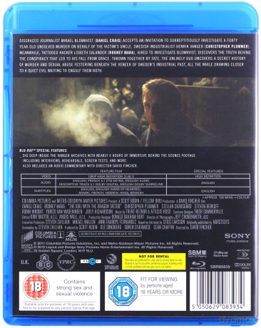 The Girl With The Dragon Tattoo (Dziewczyna z tatuażem) [2xBlu-Ray]