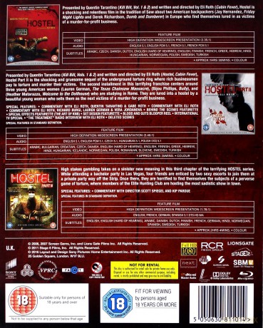 Hostel 1-3 [3xBlu-Ray]