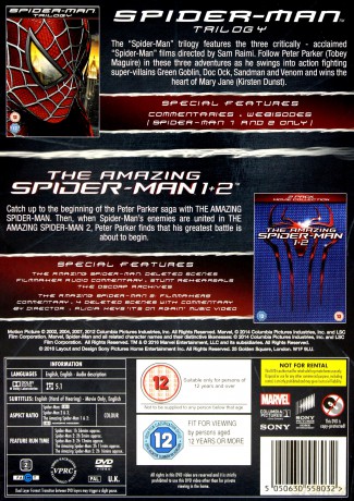 Spider-Man Complete 5-Film Boxset [5DVD]