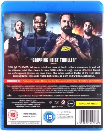 Den Of Thieves (Skok stulecia) [Blu-Ray]