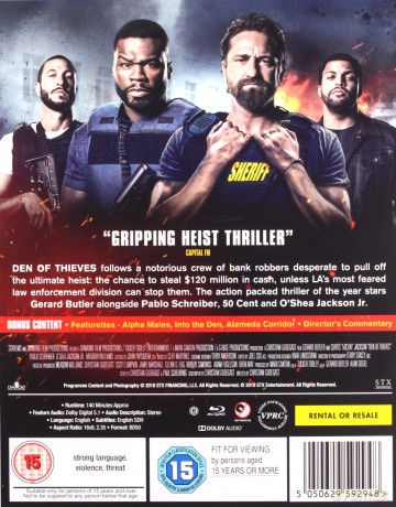 Den Of Thieves (Skok stulecia) [Blu-Ray]