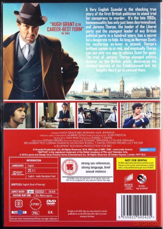 A Very English Scandal Season 1 (Skandal w angielskim stylu) [DVD]