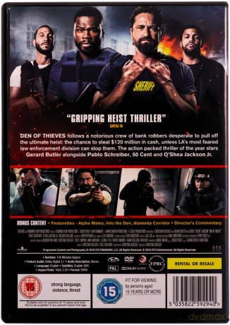Den Of Thieves (Skok stulecia) [DVD]