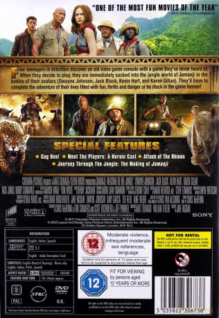 Jumanji: Przygoda w dżungli [DVD]