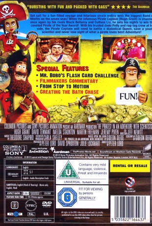 The Pirates In An Adventure With Scientists (Piraci!) [DVD]