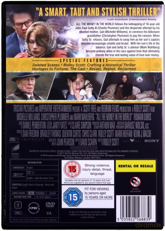All The Money In The World (Wszystkie pieniądze świata) [DVD]