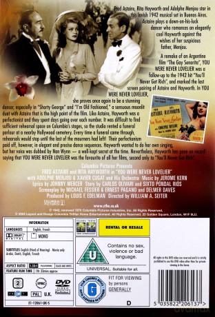 You Were Never Lovelier (Moja najmilsza) [DVD]