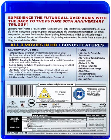 Back to The Future Trilogy (Powrót do Przyszłości I-III) [4xBlu-Ray]
