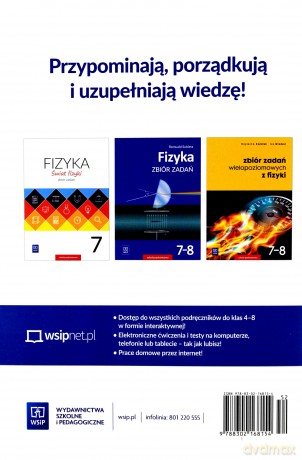 Fizyka. Świat fizyki zeszyt ćwiczeń dla klasy 7 szkoły podstawowej - Maria Roznbajger, Ryszard Rozenbajger [KSIĄŻKA]