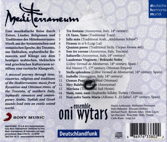 Oni Wytars: Mediterraneum [CD]
