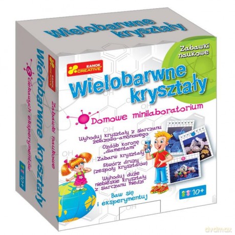 Wielobarwne kryształy