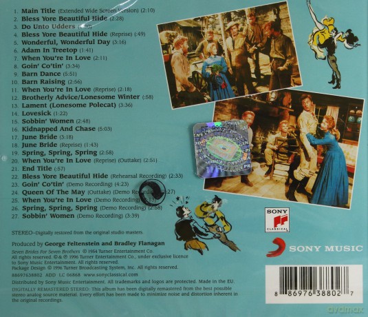 Seven Brides For Seven Brothers soundtrack (Siedem Narzeczonych Dla Siedmiu Braci) [CD]