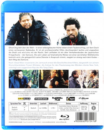 Ghost Dog: The Way of the Samurai (Droga Samuraja) [Blu-Ray]