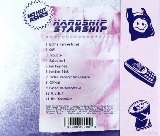 No Hot Ashes: Hardship Starship [CD]