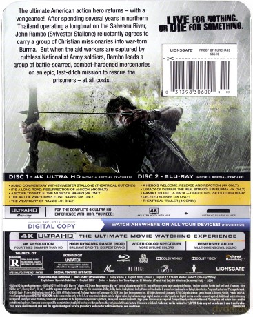 Rambo [Blu-Ray 4K]+[Blu-Ray]