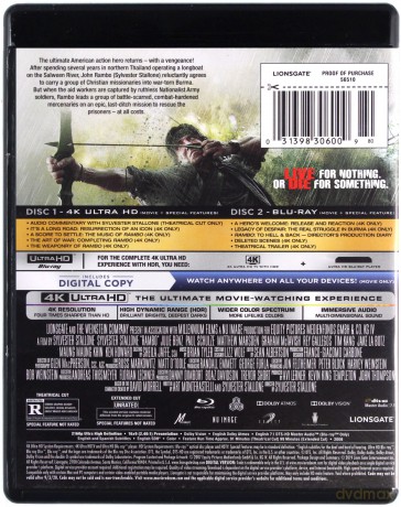 Rambo [Blu-Ray 4K]+[Blu-Ray]