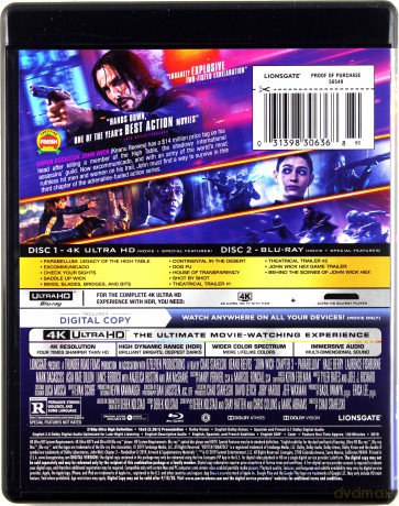 John Wick: Chapter 3 - Parabellum [Blu-Ray 4K]+[Blu-Ray]