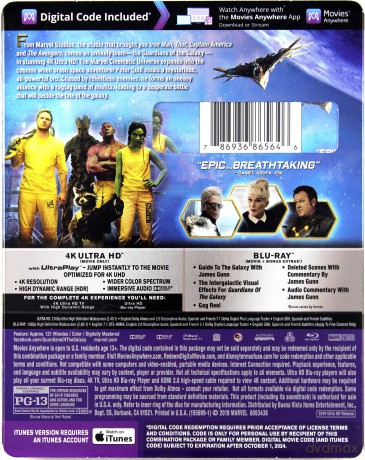 Guardians of the Galaxy (Strażnicy Galaktyki) [Blu-Ray 4K]+[Blu-Ray]
