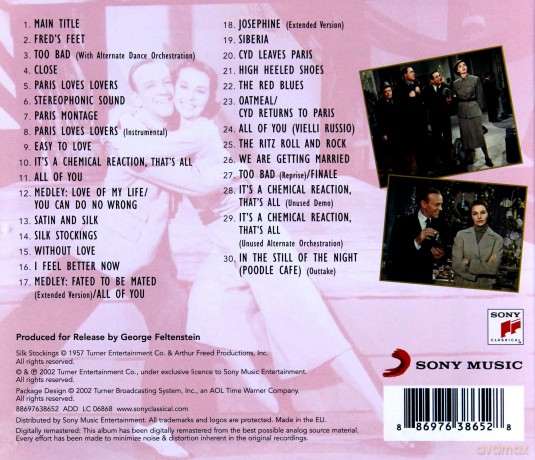 Silk Stockings soundtrack (Jedwabne Pończoszki) [CD]