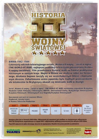 Historia II Wojny Światowej 14: Birma 1942-1944  [DVD]