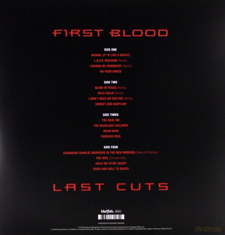 W.A.S.P.: First Blood Last Cuts [2xWinyl]