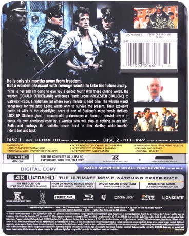 Lock Up (Osadzony) [Blu-Ray 4K]+[Blu-Ray]