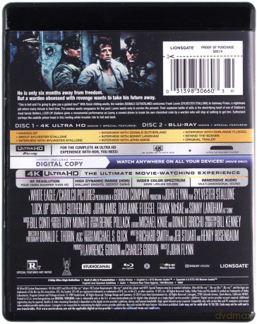 Lock Up (Osadzony) [Blu-Ray 4K]+[Blu-Ray]