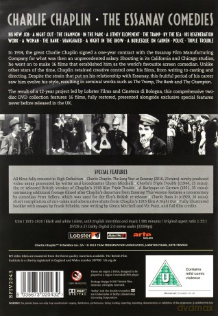 Charlie Chaplin: The Essanay Comedies [2DVD]