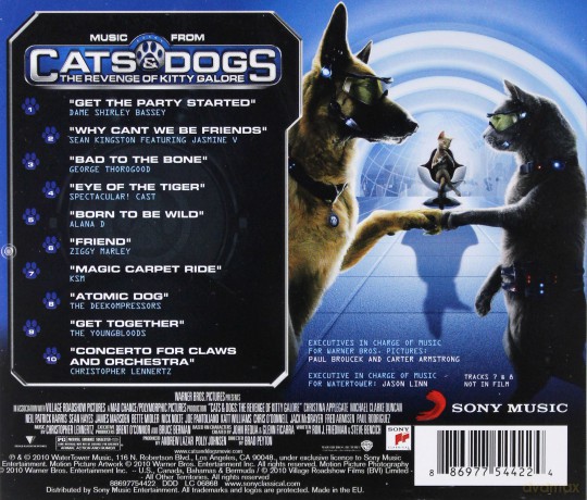 Cats and Dogs: The Revenge of Kitty Galore soundtrack (Psy i koty Odwet Kitty) [CD]