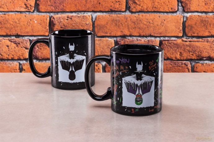 DC Comics Batman And The Joker Kubek zmieniający kolor