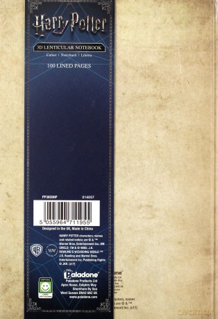 Harry Potter Harry Potter 3D Lenticular Notatnik
