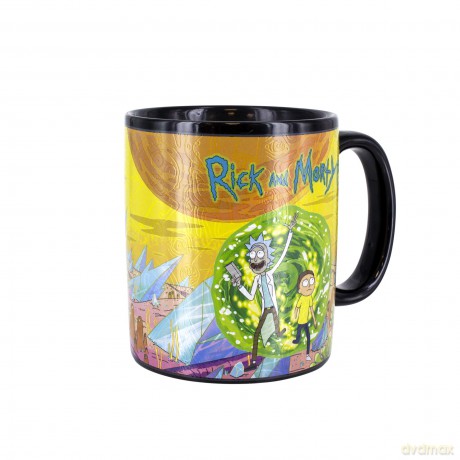 Rick And Morty Portals Kubek zmieniający kolor