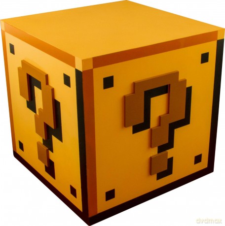 Super Mario Bros Question Block Lampka