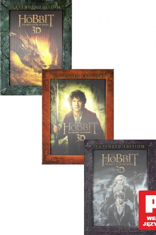 Hobbit: Trylogia Wydanie Rozszerzone 3D Pakiet [6xBlu-Ray 3D]+[9xBlu-Ray]