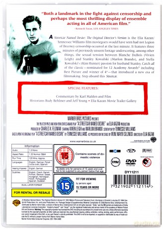 Tramwaj zwany pożądaniem [DVD]