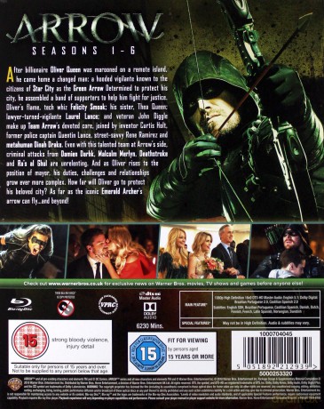 Arrow Season 1-6 [24xBlu-Ray]