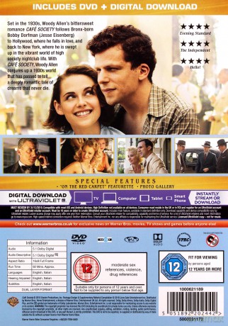 Cafe Society (Śmietanka Towarzyska) [DVD]