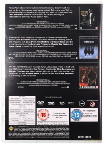 Clint Eastwood Directors Collection (Gran Torino / Sztandar chwały / Listy z Iwo Jimy / Rzeka tajemnic / Bez przebaczenia) [5DVD]