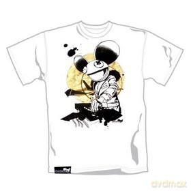 Deadmau5: Deadmau5 DJ, White, Men's, (M) [T-Shirt]