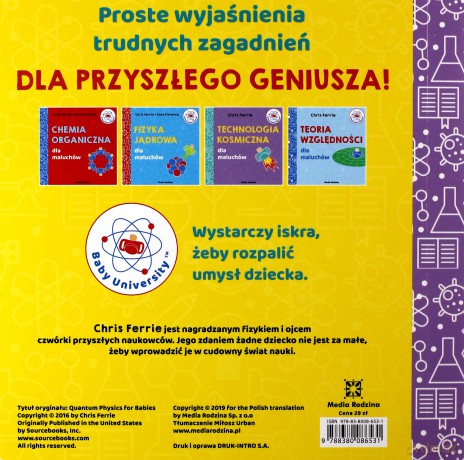 Fizyka kwantowa dla maluchów. Uniwersytet malucha - Chris Ferrie [KSIĄŻKA]