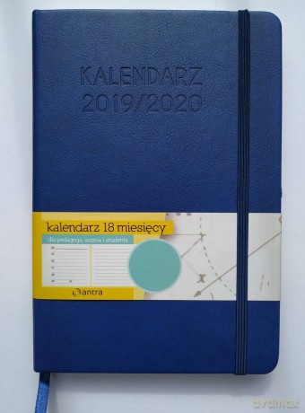 Kalendarz A5 2019/2020 granatowy [KALENDARZ]