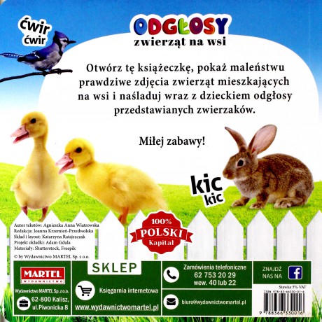 Odgłosy zwierząt na wsi - Agnieszka Anna Wiatrowska [KSIĄŻKA]